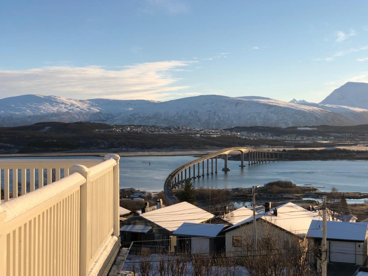 Moderne Og Trivelig Leilighet, Med Unik Utsikt トロムソ エクステリア 写真